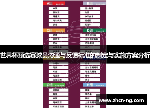 世界杯预选赛球员沟通与反馈标准的制定与实施方案分析