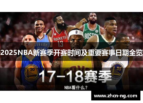 2025NBA新赛季开赛时间及重要赛事日期全览
